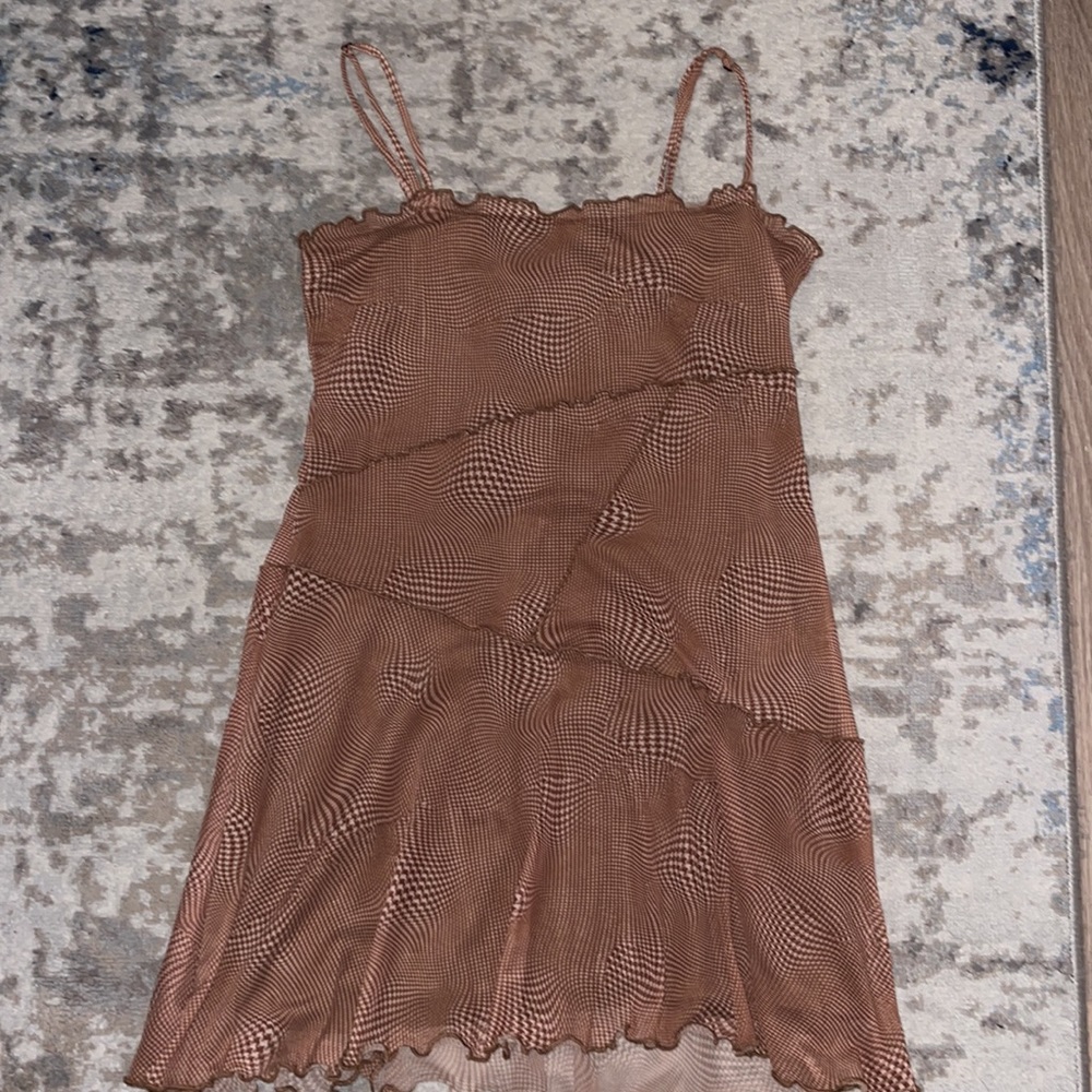 UO Moxie Mesh Mini Slip Dress Urban Outfitters